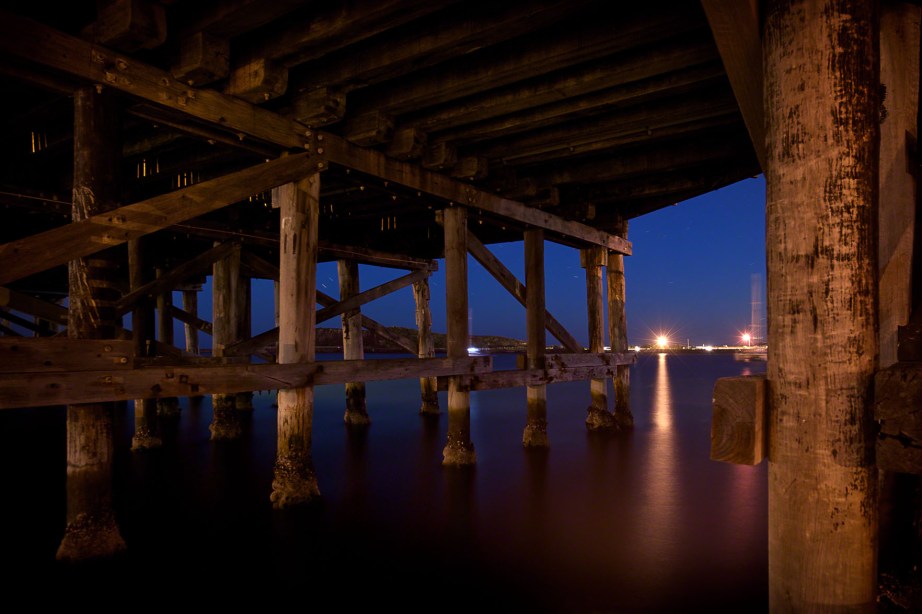 under the boardwalk