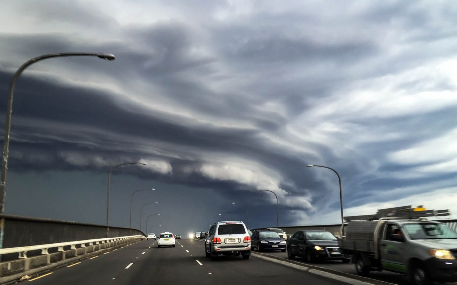 Sydney storm front